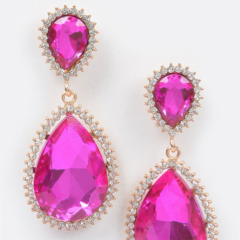 Rhinestone Dangle Earring